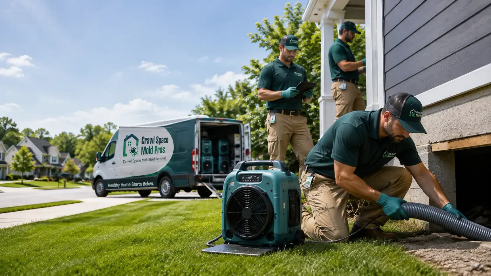Crawl Space Mold Removal in Gaines, PA